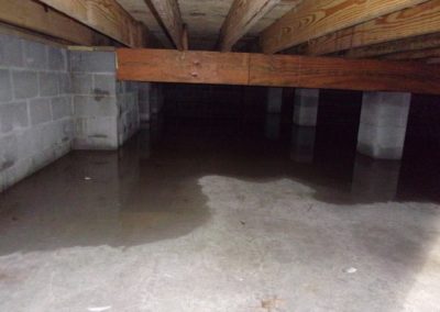 Crawl space flooding Owensboro, KY